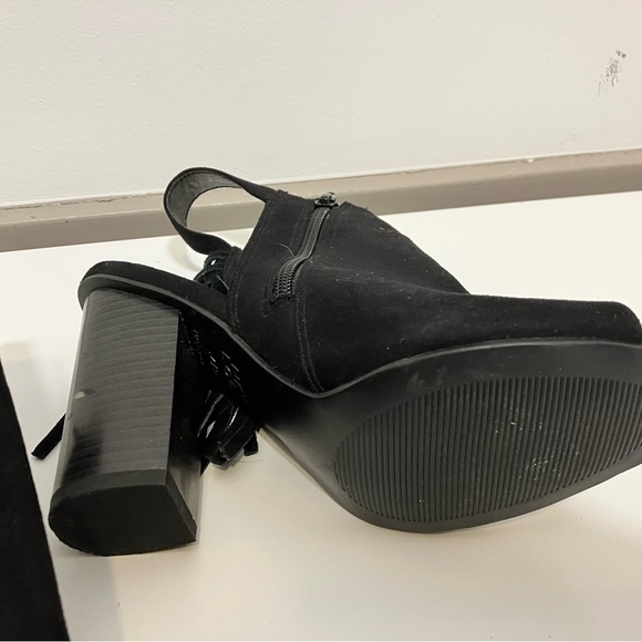 New Look | Fringe Open Toe Booties (size 6) - Picture 4 of 4